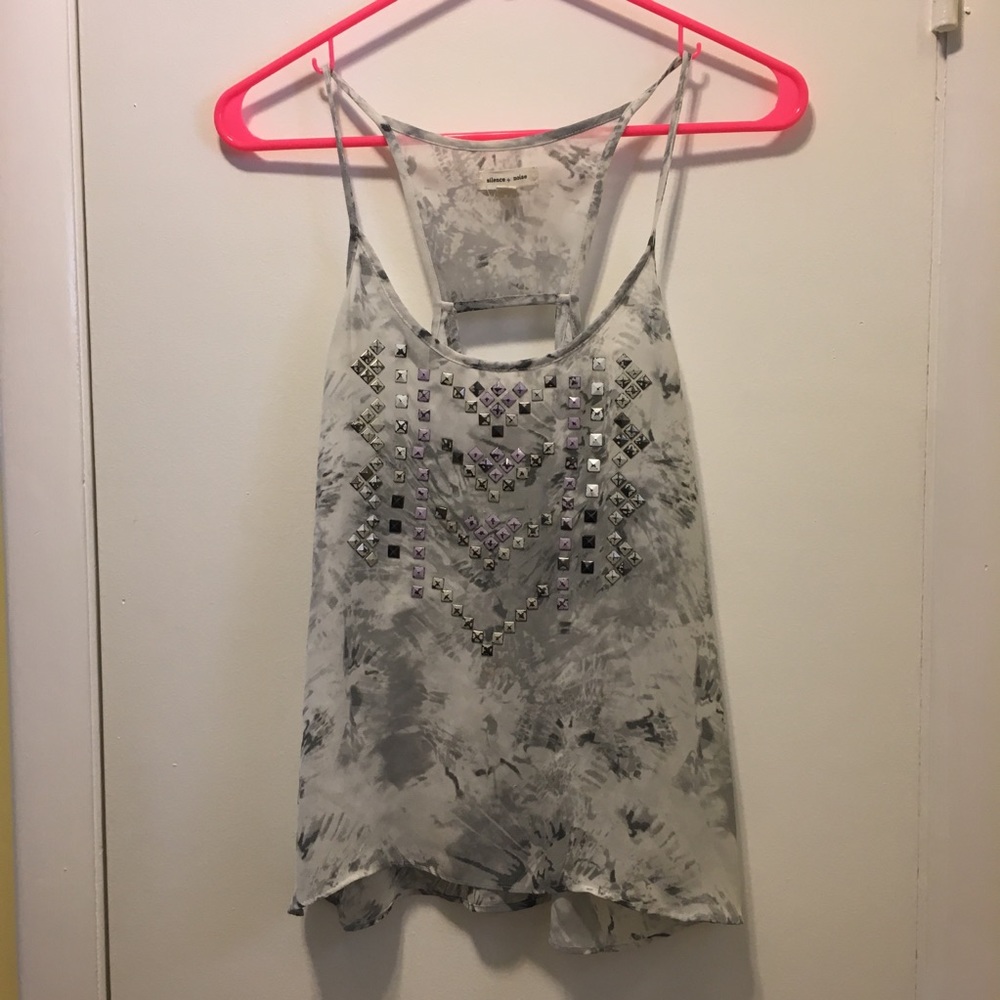 “Silence + Noise” embellished top